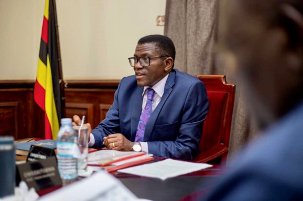 The Prime Minister (Katikkiro) chairing the cabinet meeting The Prime Minister (Katikkiro) chairing the cabinet meeting