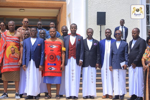 Prince David Wassajja, the prime minister, royal ministers, and guests from the Eswatini kingdom Prince David Wassajja, the prime minister, royal ministers, and guests from the Eswatini kingdom