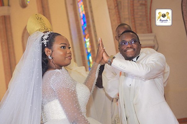 Charles Bbaale Mayiga finally tied the knot with Sonia Nnaabagereka Image