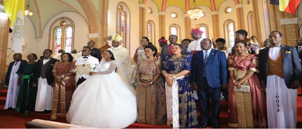 The wedding attracted officials from the Buganda Kingdom and the Central Government Image