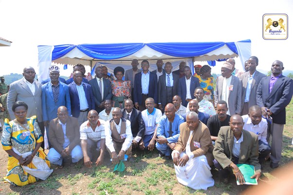The Katikkiro was with coffee farmers in Buwekula County The Katikkiro was with coffee farmers in Buwekula County