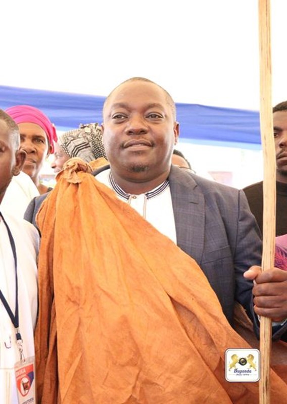 The newly installed Ndiga clan head Image