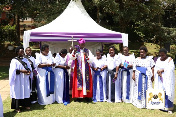 Married women were gathered under the umbrella of the Mothers Union with Archbishop Kazimba Mugalu Married women were gathered under the umbrella of the Mothers Union with Archbishop Kazimba Mugalu