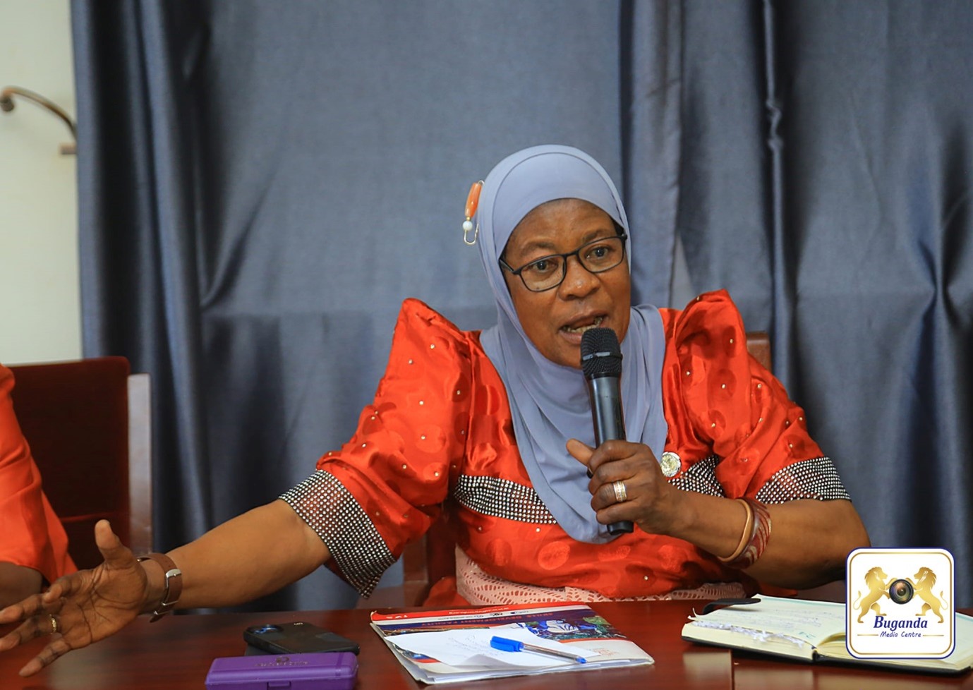 Hon Mariam Mayanja Nkalubo addressing Women Image