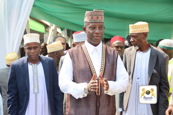 Prince Kassim Nakibinge, arriving at Kibuli Image