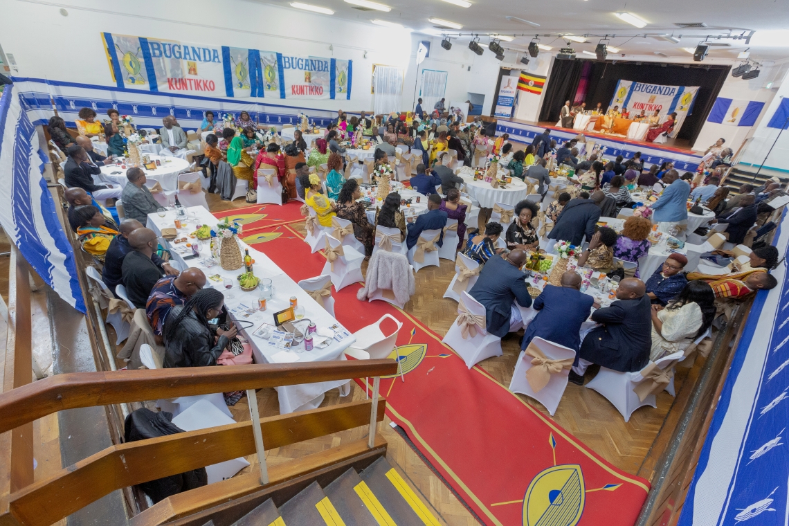 Over 300 of the Kabaka’s subjects gathered for the event, sharing a celebratory dinner and enjoying refreshments in a spirit of unity Over 300 of the Kabaka’s subjects gathered for the event, sharing a celebratory dinner and enjoying refreshments in a spirit of unity