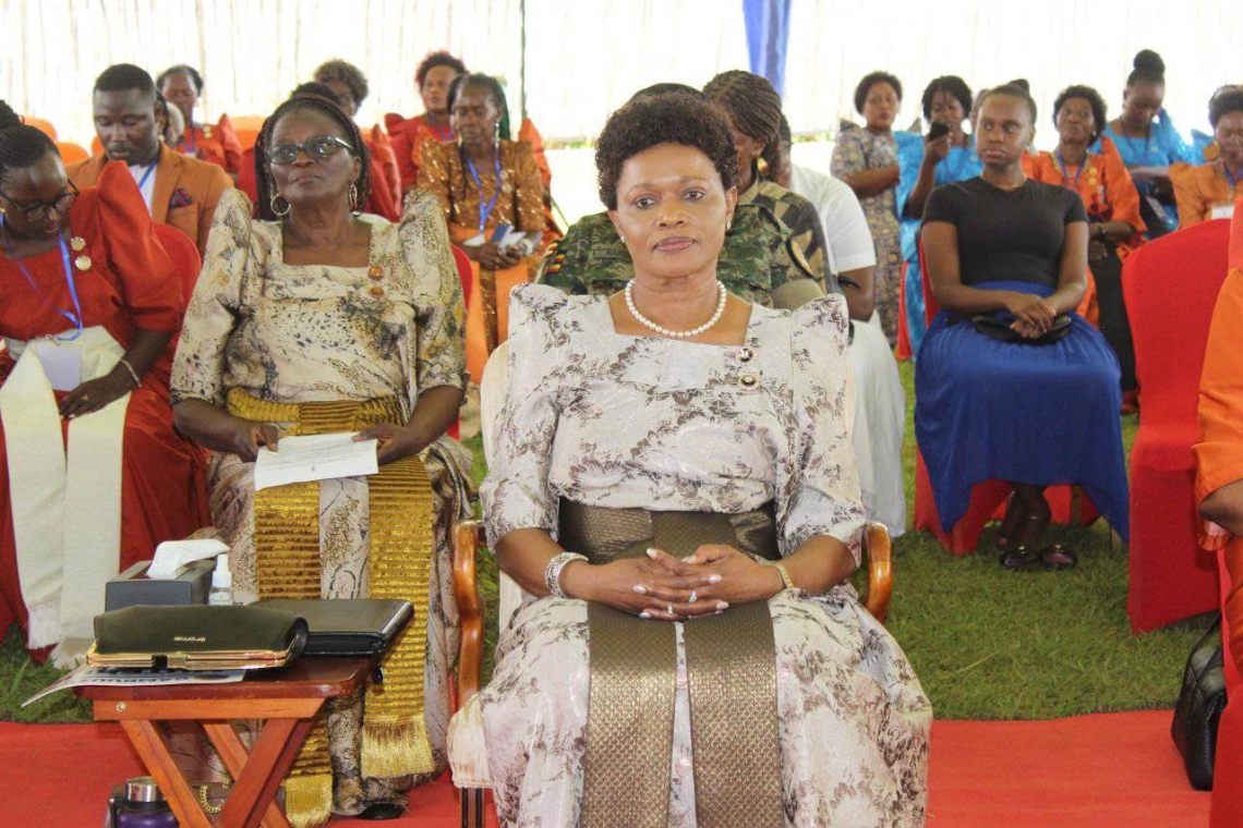 Nabagereka during the Buganda Women's conference Nabagereka during the Buganda Women's conference