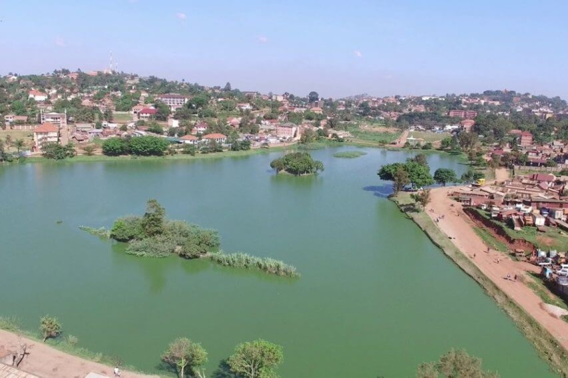 Kabaka’s Lake as it appears today Kabaka’s Lake as it appears today