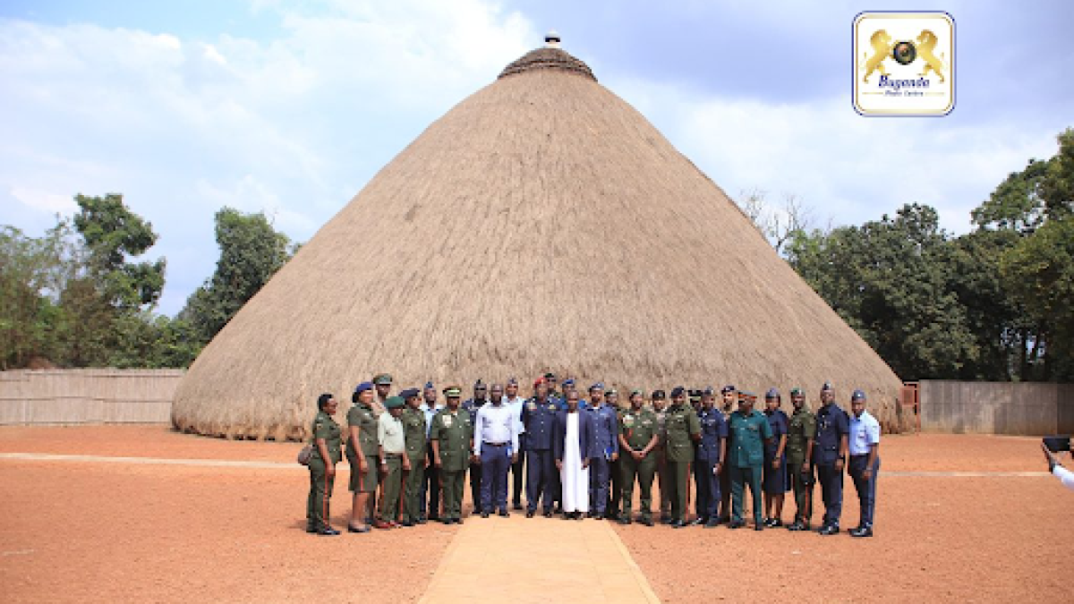The delegation toured the Kasubi Royal Tombs as part of their visit to Buganda Kingdom.