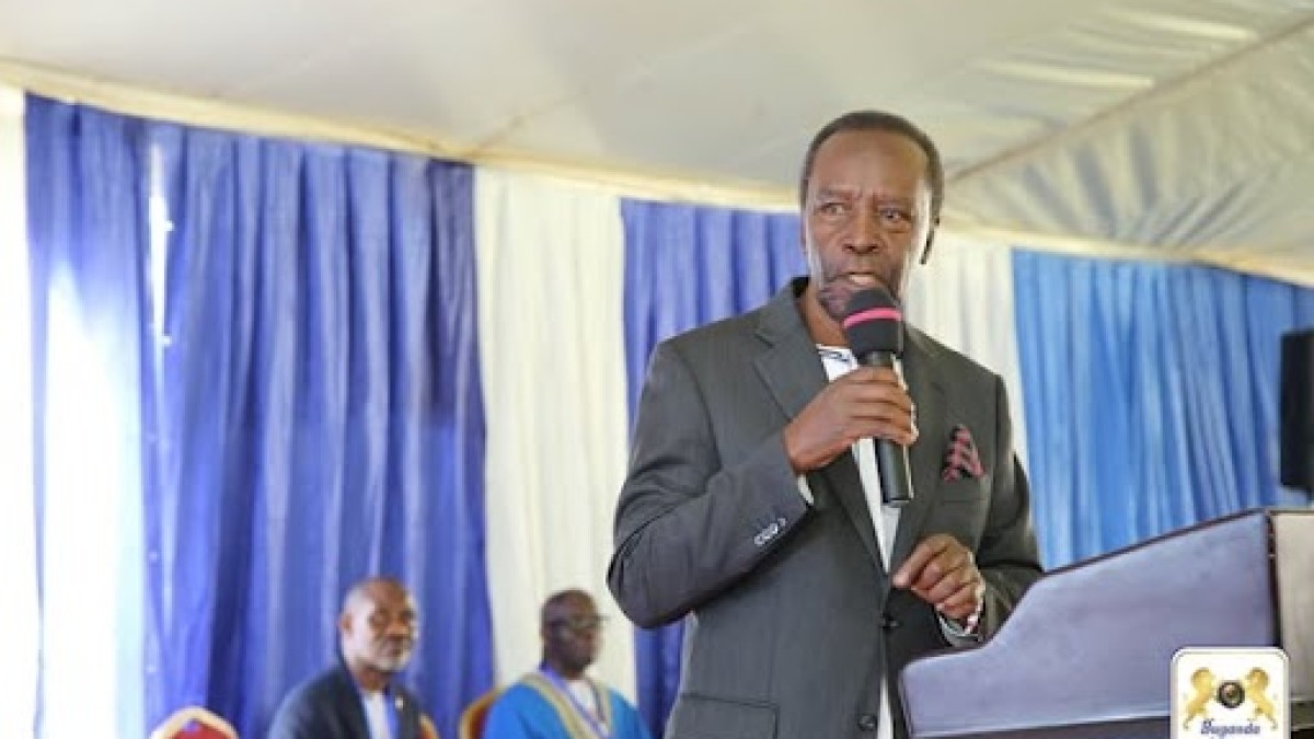 Hon. Patrick Luwaga Mugumbule, representing the Katikkiro Hon. Patrick Luwaga Mugumbule, representing the Katikkiro