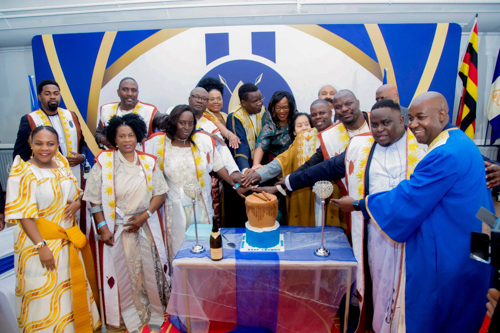 Clan leaders group photo in East London