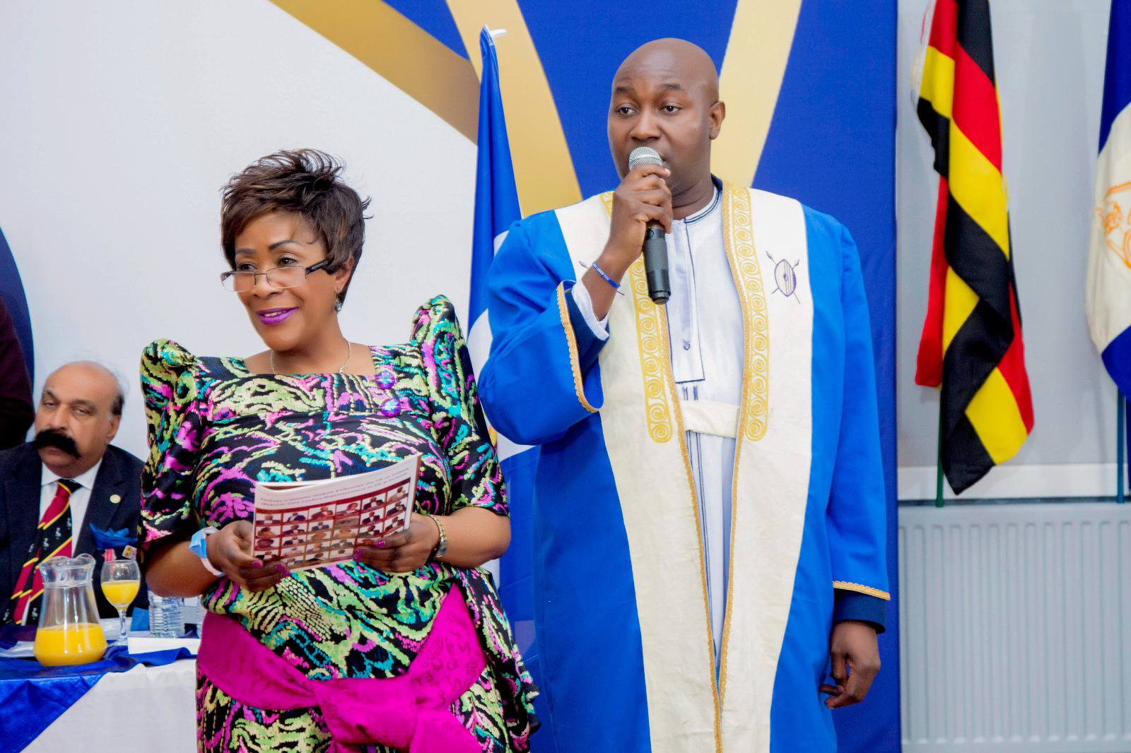 Ssekisonge Omussese organising the event