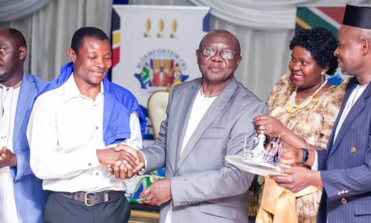 The Buganda Kingdom's Representative in the South African Region amidst the Community of Buganda People in South Africa. Image