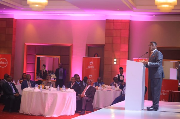 Katikkiro giving his keynote address Image