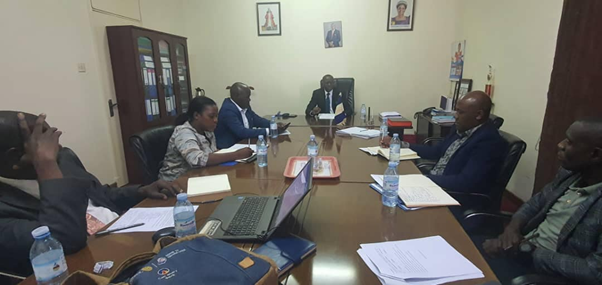 Some of Board members of Esuubiryo zambogo sacco<br> On top is oweek. Henry Sekabembe Kiberu. Image