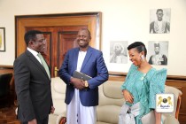 Hon. Haruna Kyeyune pays a visit to the Palace at Bulange