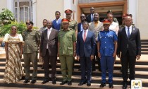 Officials from the Ministries of Defence and of Water and Environment visit Bulange