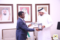 The Katikkiro Meets the Minister of Economy and Trade in Sharjah, Sheikh Majid Faisal Al Qasimi